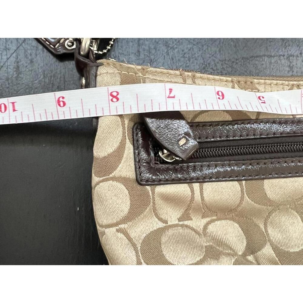 Coach Signature Canvas Crossbody Bag w/ Leather Trim - Picture 5 of 6